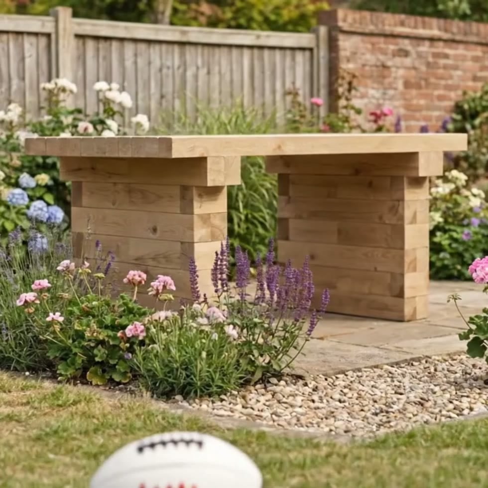 Mesa WoodBlocX / 150 x 90 x 75 cm