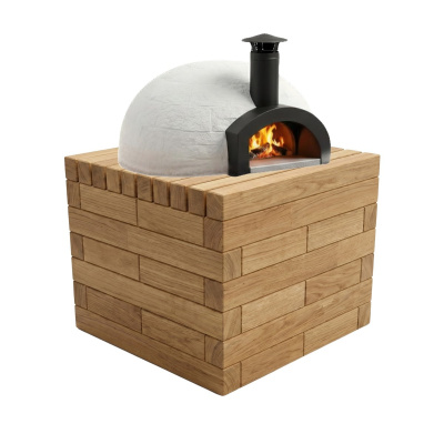 Soporte para horno de pizza / 0,75 x 0,75 x 0,65 m