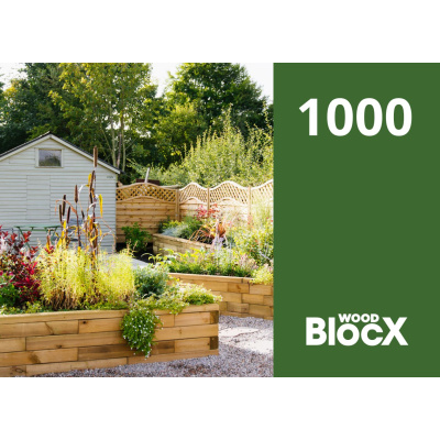 Vale de regalo WoodBlocX de €1000