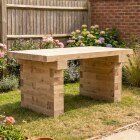 Mesa WoodBlocX / 150 x 90 x 75 cm
