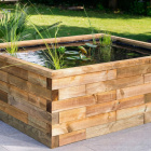 Estanques de madera para jardín / Diseña la forma y el tamaño