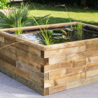 Estanques de madera para jardín / Diseña la forma y el tamaño