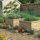 Jardineras a prueba de conejos / 3 x 1,125 x 0,65 m