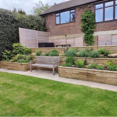 Ideas para jardines con varios niveles