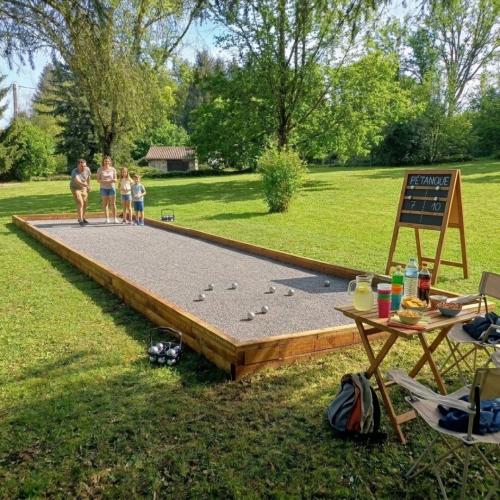 La pista de petanca de Robert