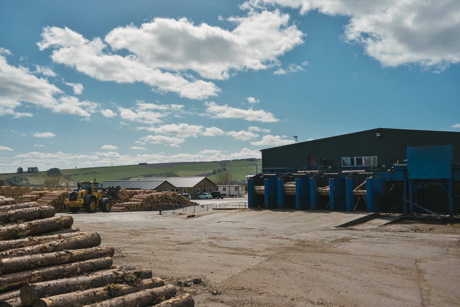 WoodBlocX sawmill in Dingwall, Scotland WoodBlocX sawmill in Dingwall, Scotland