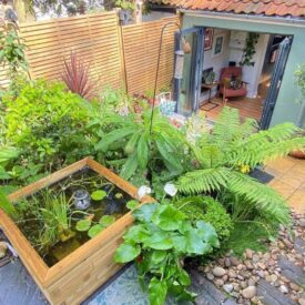 Square pond