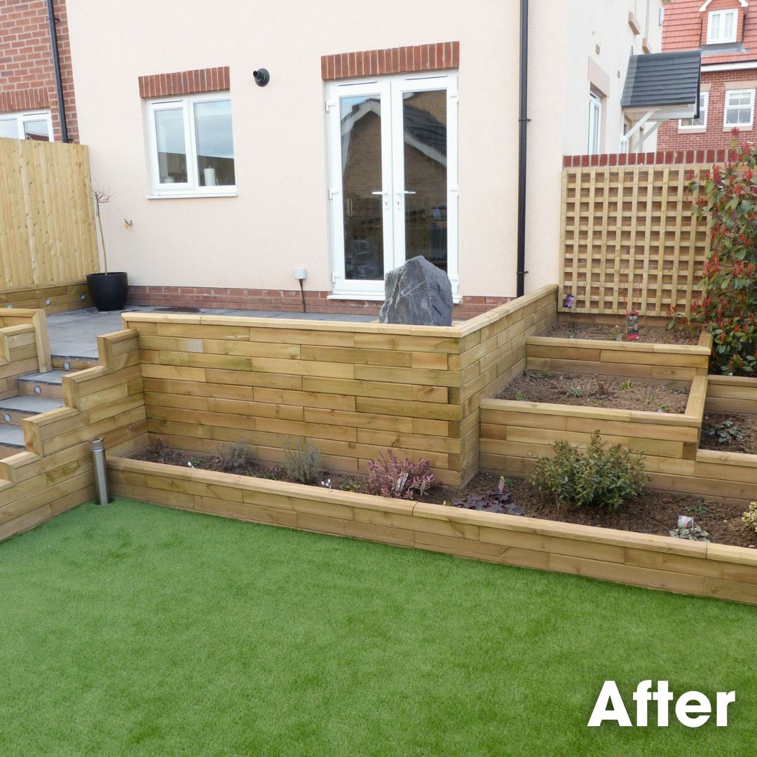 Landscaped new build garden Landscaped new build garden