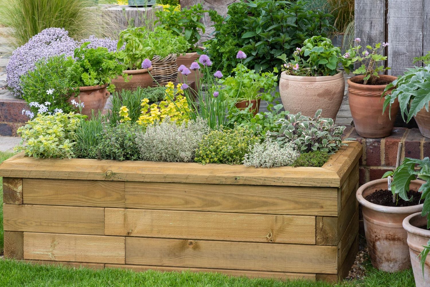 WoodBlocX herb garden WoodBlocX herb garden